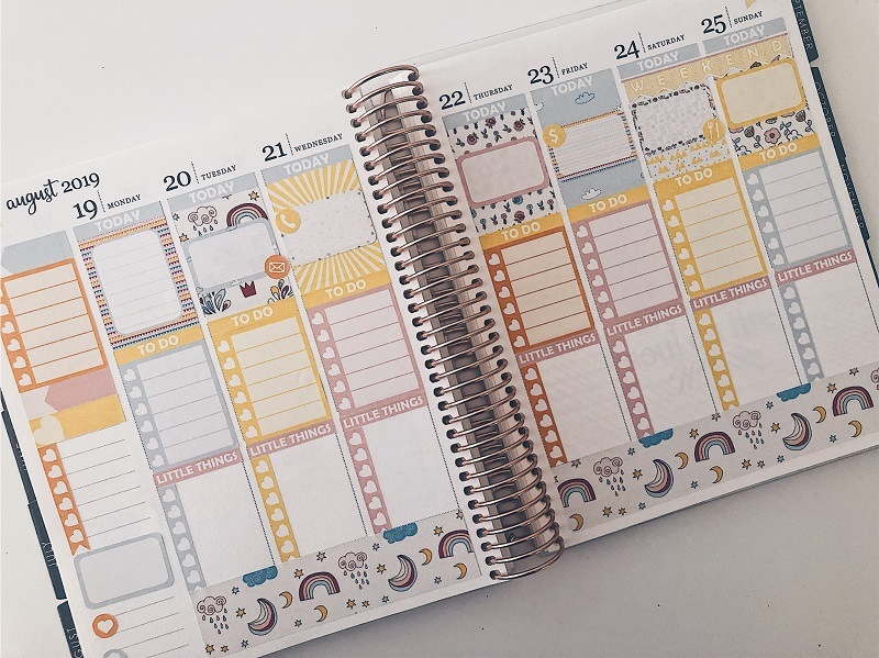 Sunshine and Rainbows Weekly Kit from Stickers By Mim